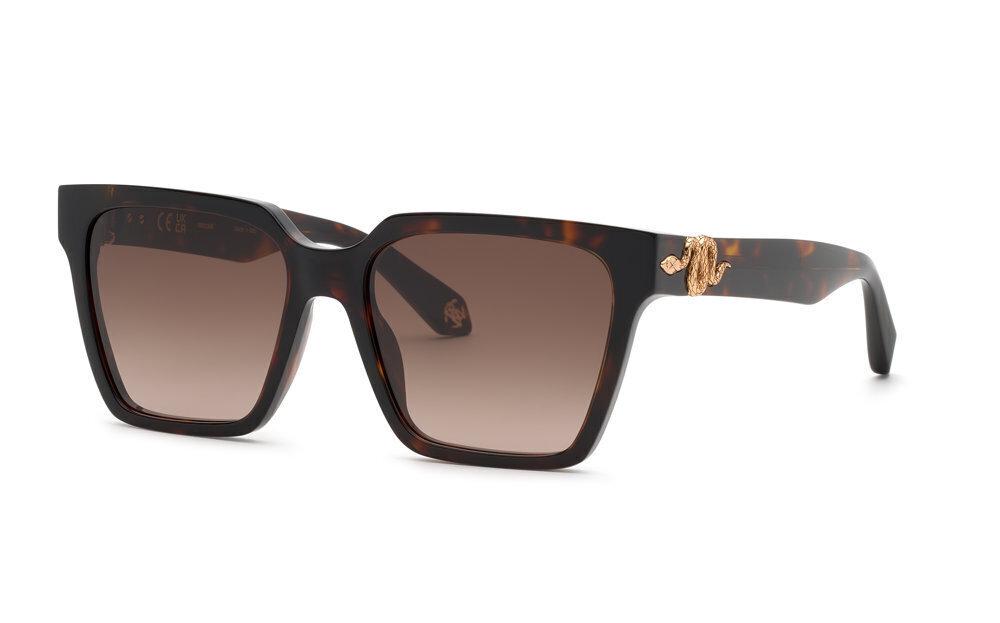 ROBERTO CAVALLI SUN SRC153M Sunglasses HAVANA W BROWN GRAD. (743Y) 56mm